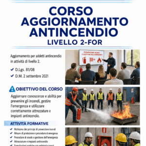 Corso Aggiornamento Antincendio Livello II-FOR