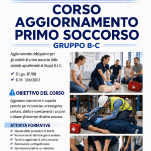 Corso Aggiornamento Primo Soccorso Gruppo B-C