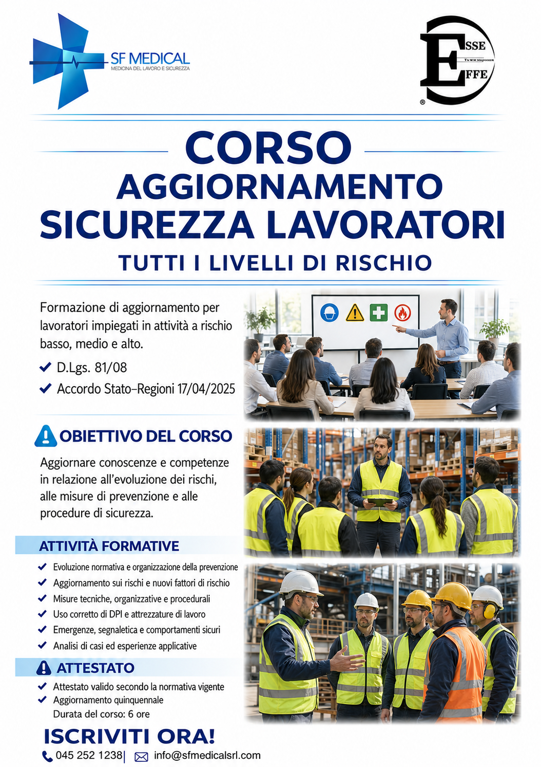 Corso Aggiornamento Sicurezza Lavoratori