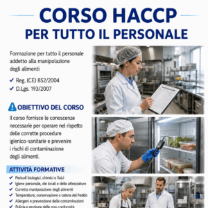 Corso HACCP (Per tutto il personale)
