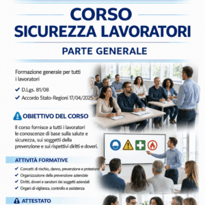 Corso Sicurezza Lavoratori Parte Generale