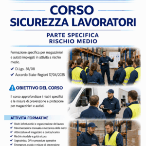 Corso Sicurezza Lavoratori Parte Specifica Rischio Medio