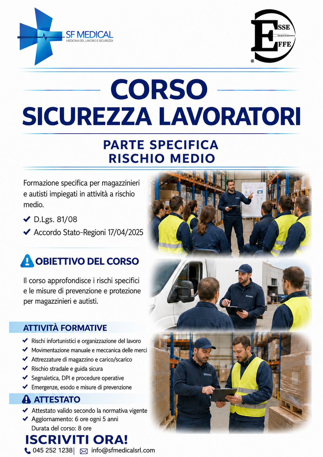 Corso Sicurezza Lavoratori Parte Specifica Rischio Medio